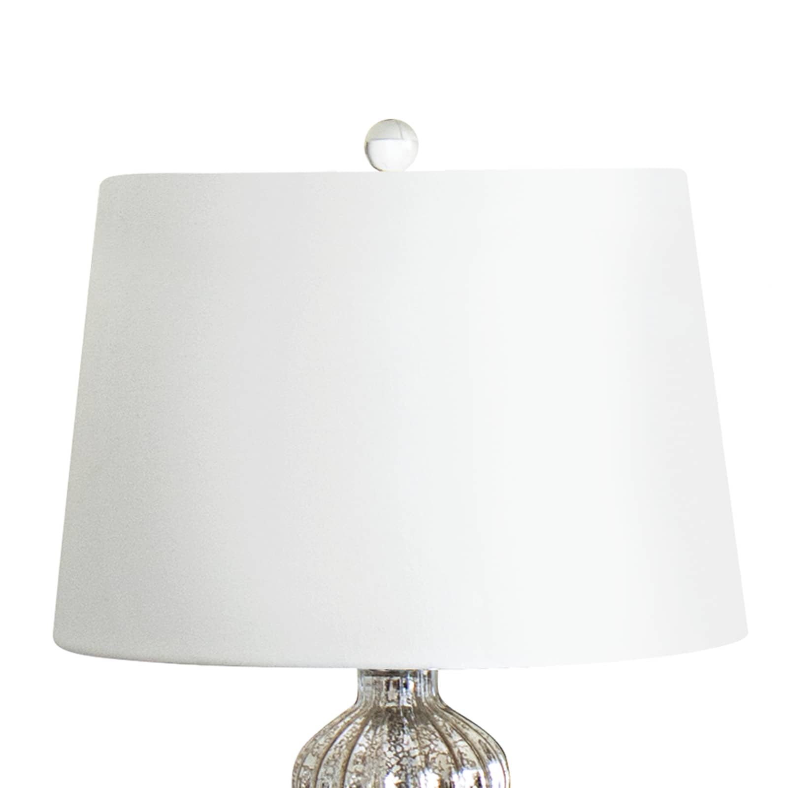 Luke mercury glass table lamp top